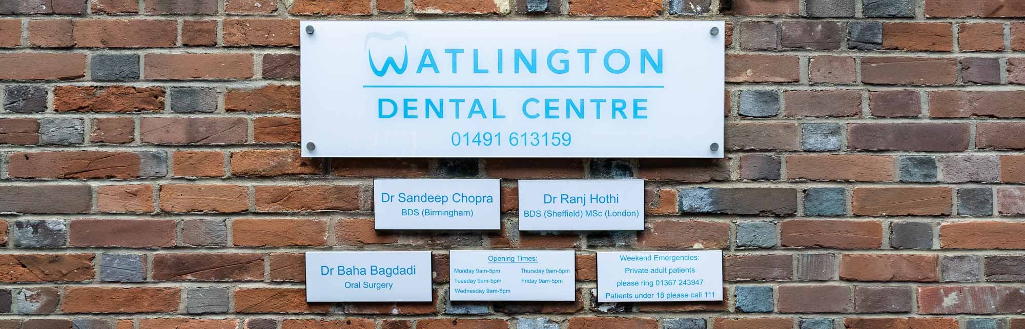 Get in Touch with Watlington Dental Centre